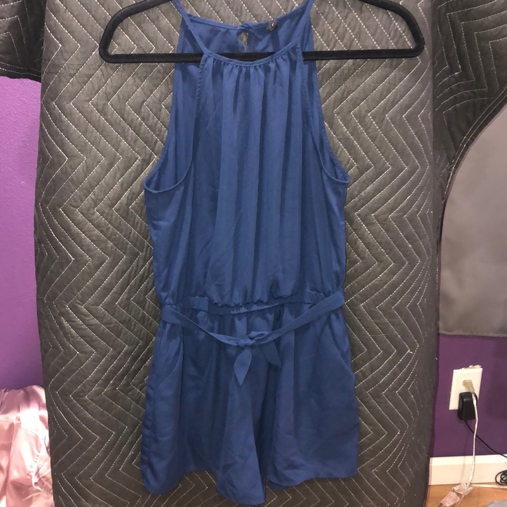 Bebop youth large size romper, navy blue.